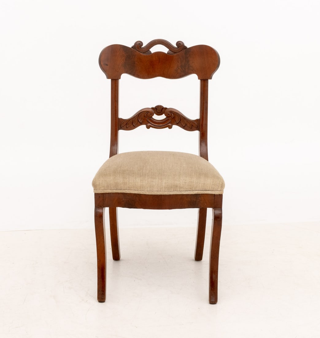 American Classical Style Mahogany Chairs, Pair - 5