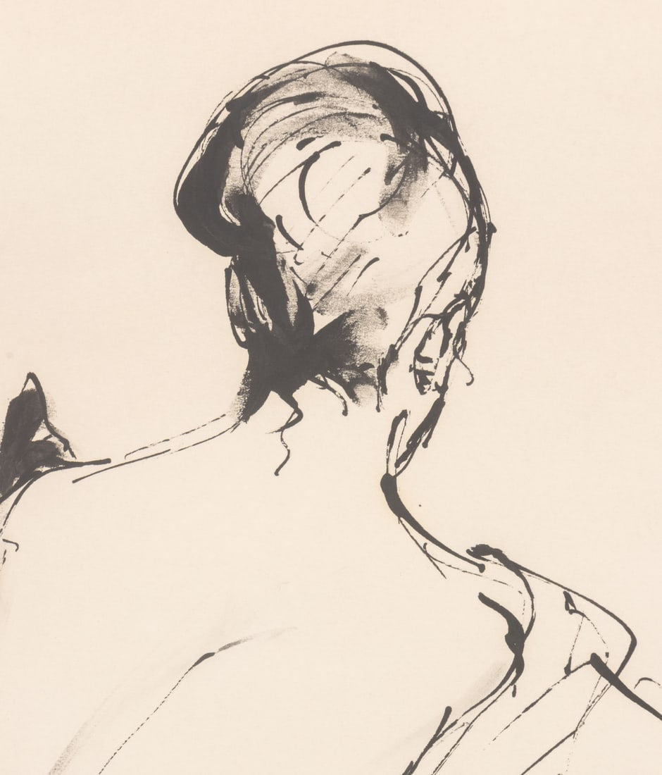 Herbert Meyerowitz Figure Studies Ink, Pair - 12