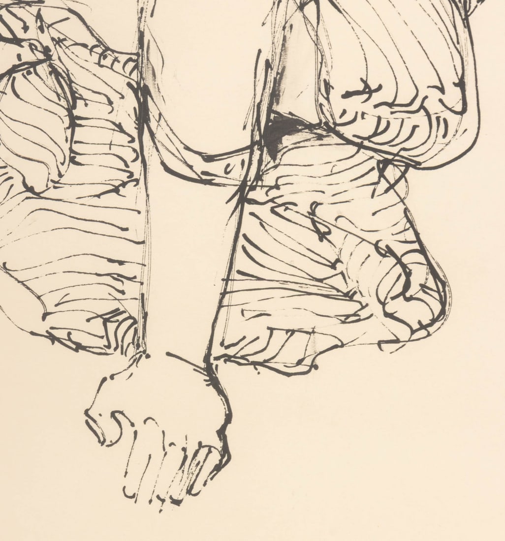 Herbert Meyerowitz Figure Studies Ink, Pair - 5