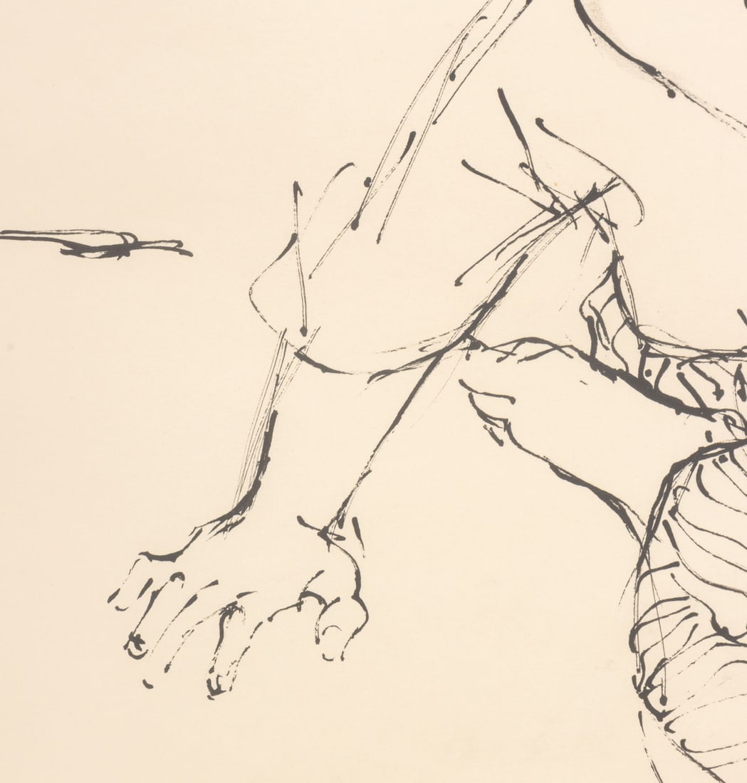 Herbert Meyerowitz Figure Studies Ink, Pair - 6