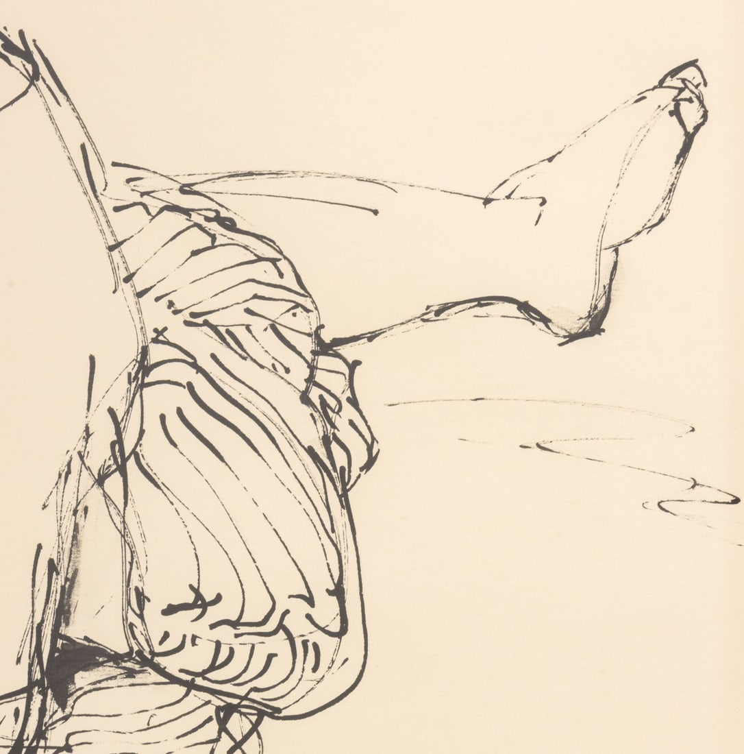 Herbert Meyerowitz Figure Studies Ink, Pair - 7