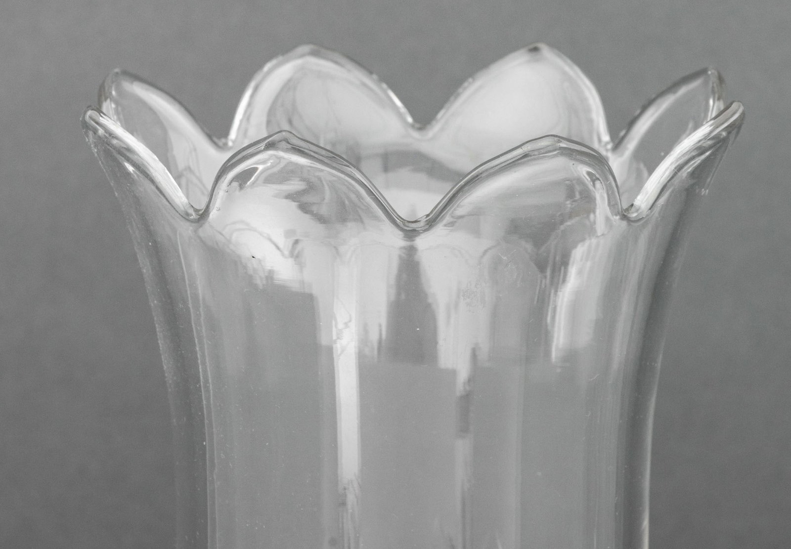 Crystal Hurricane Candlesticks, Pair - 8