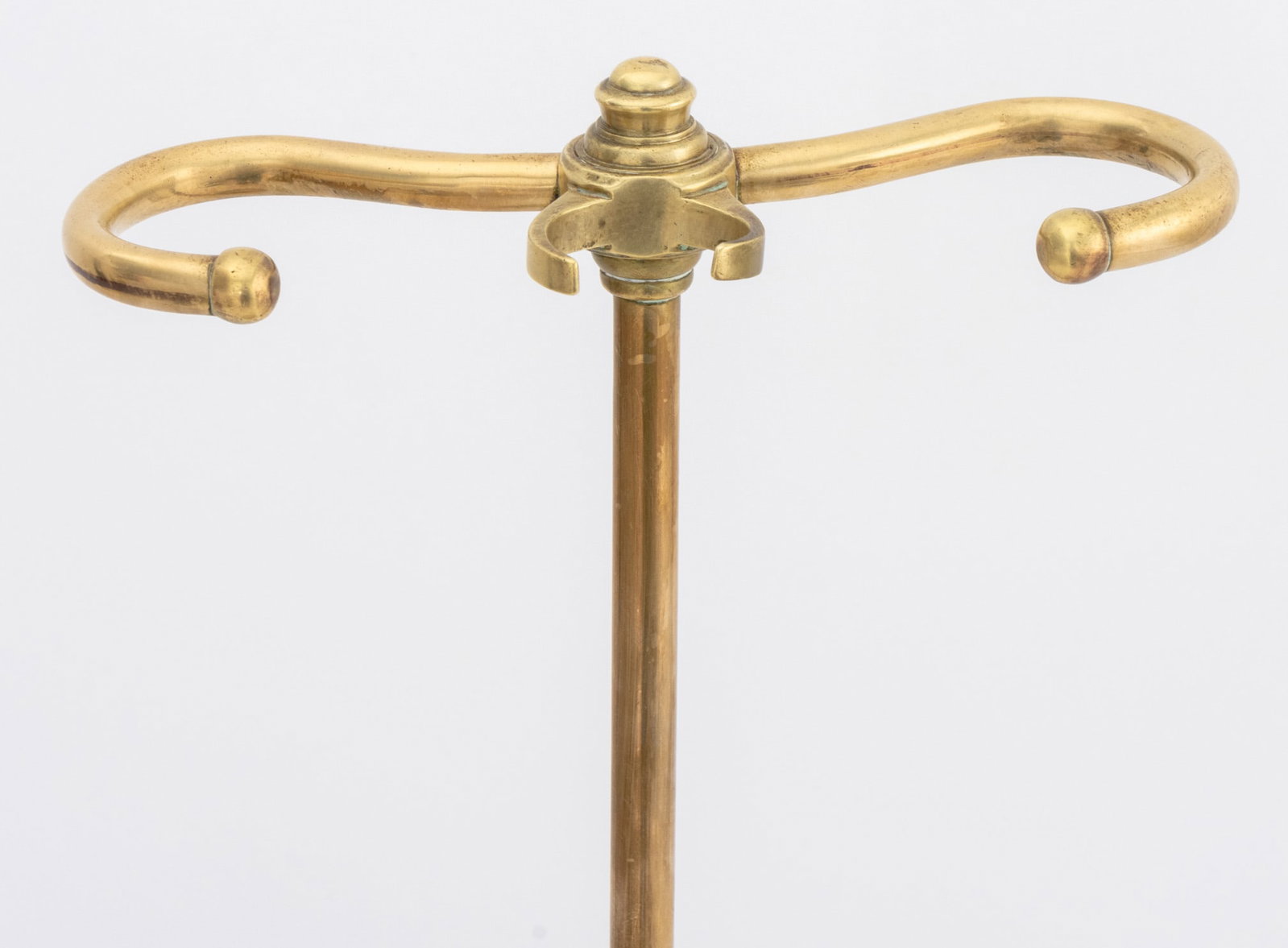 Federal Style Brass Fireplace Tool Set & Andirons - 10