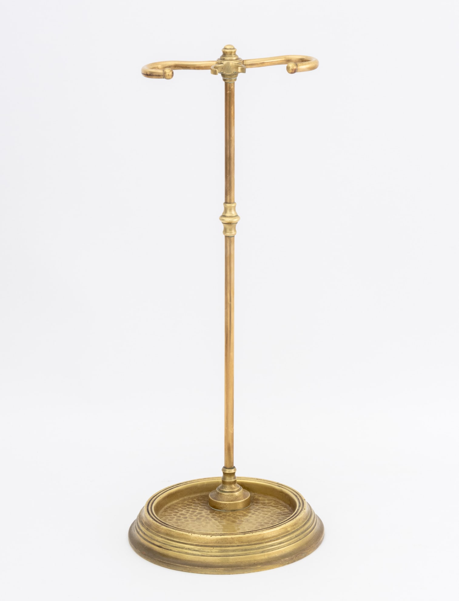 Federal Style Brass Fireplace Tool Set & Andirons - 8