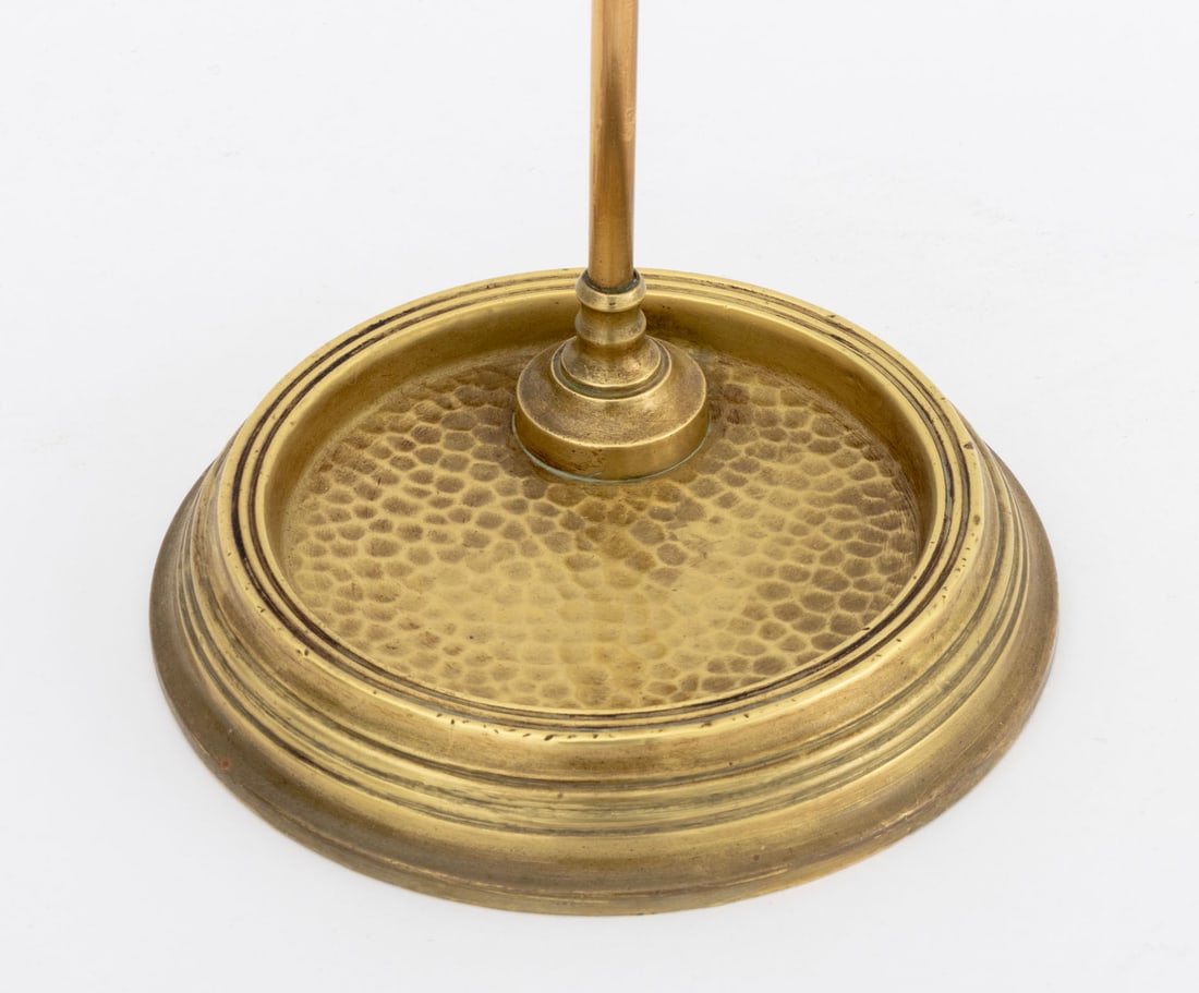 Federal Style Brass Fireplace Tool Set & Andirons - 9