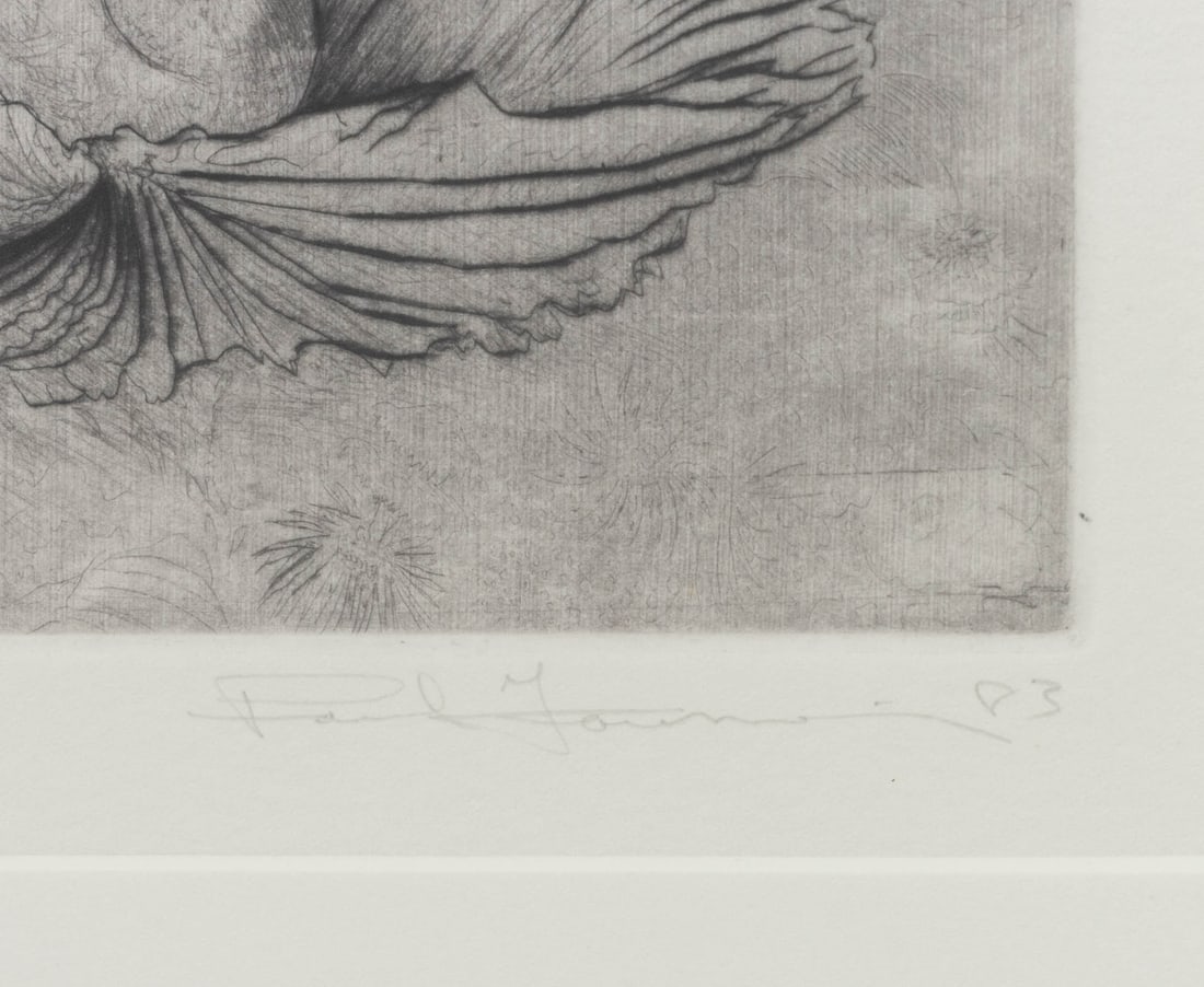Illegibly Signed "Seashell Ensemble" Etching, 1983 - 5
