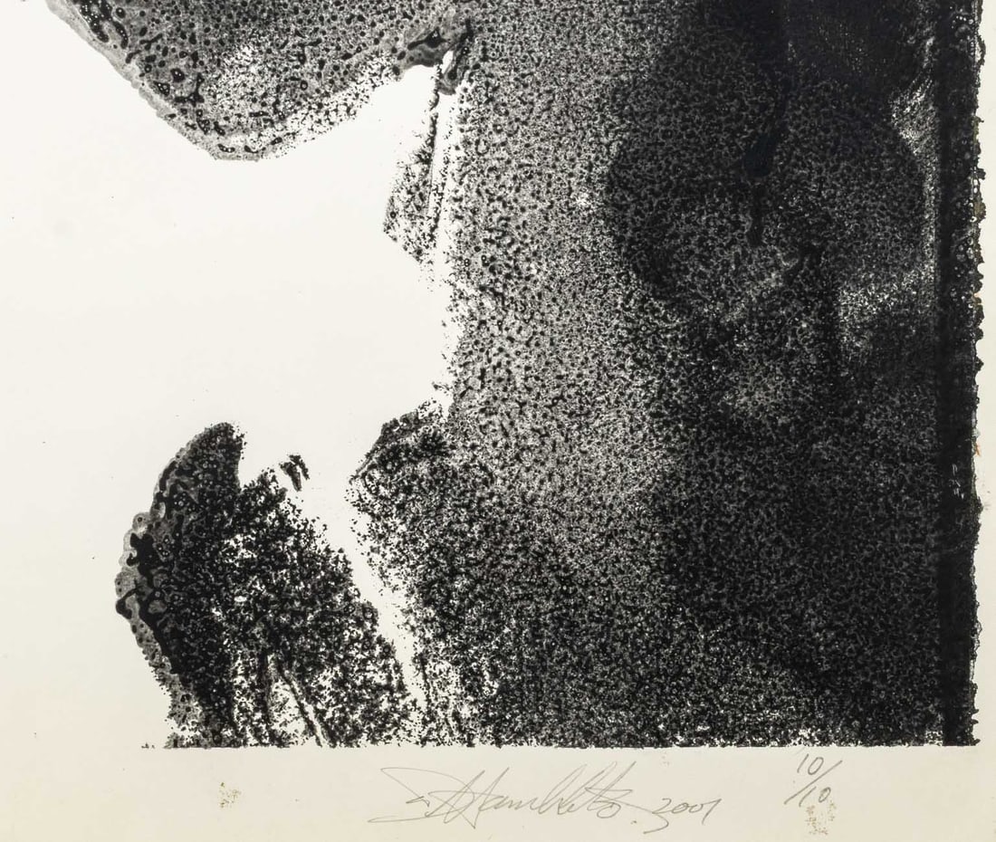 Richard Hambleton "Shadow Man" Monoprint, 2007 - 4