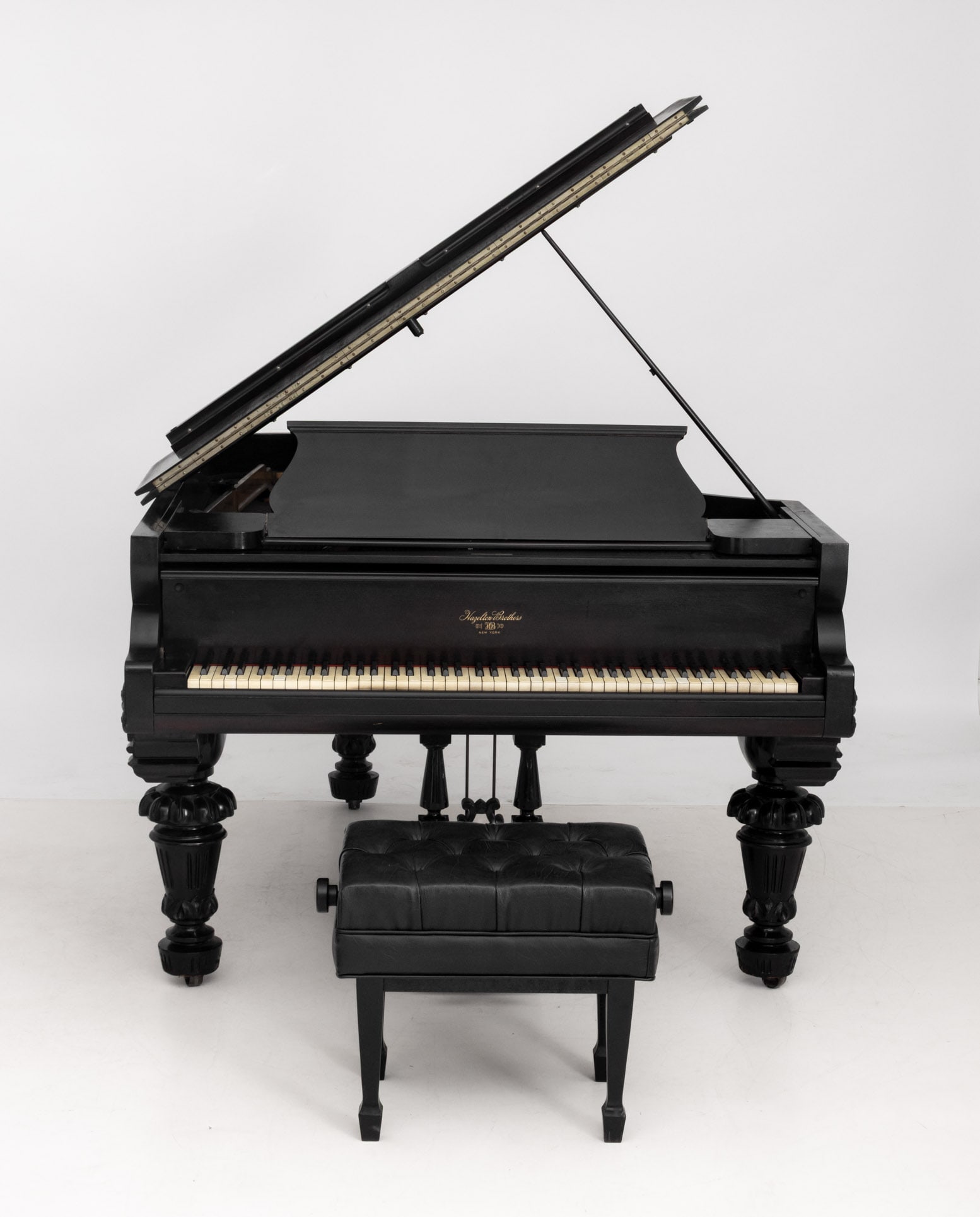 Hazelton Brothers Ebonized Grand Piano, 19th C. - 3