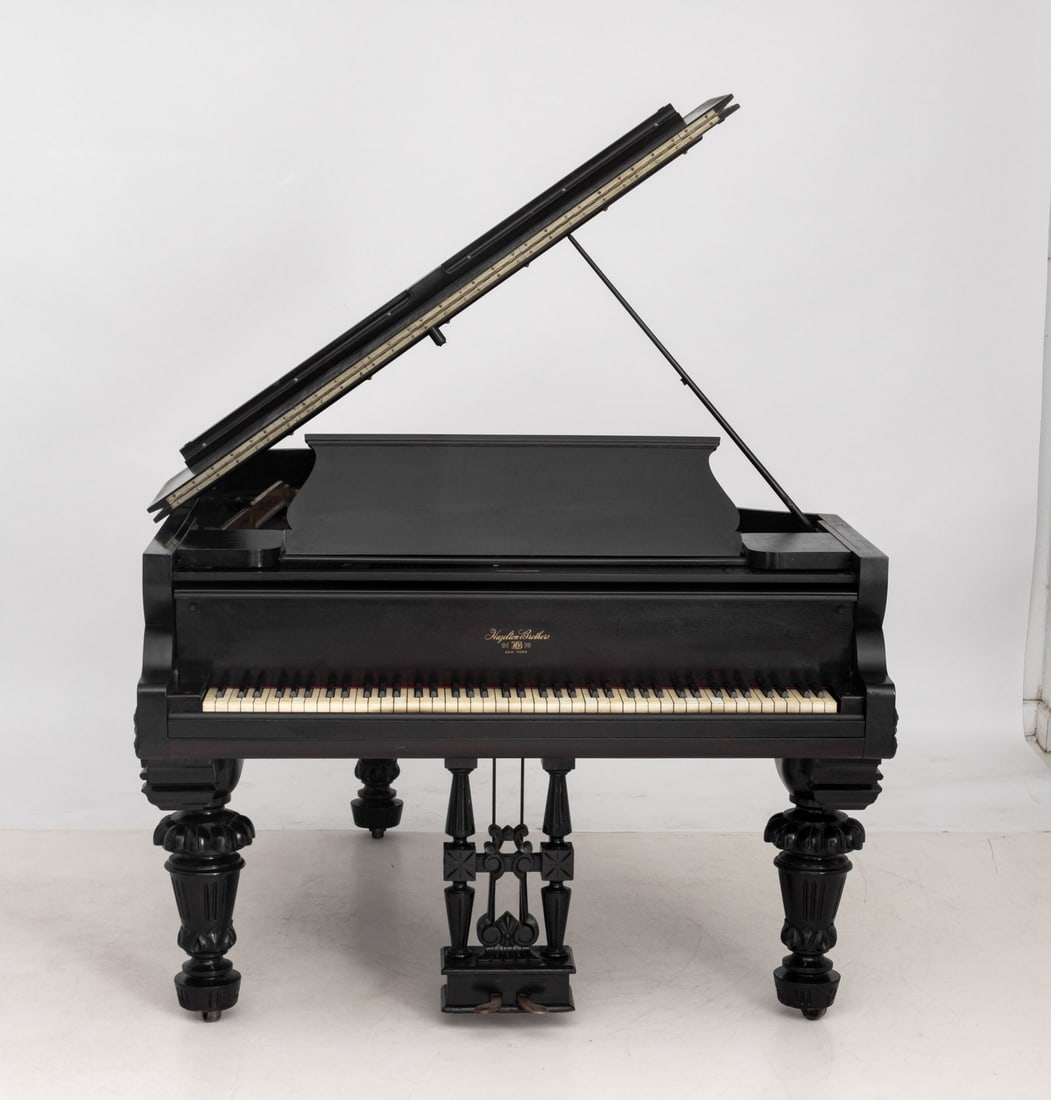 Hazelton Brothers Ebonized Grand Piano, 19th C. - 4