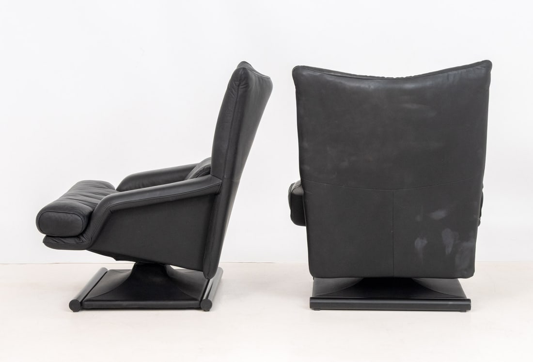 Mathias Hoffmann x Rolf Benz Lounge Chairs, Pair - 7
