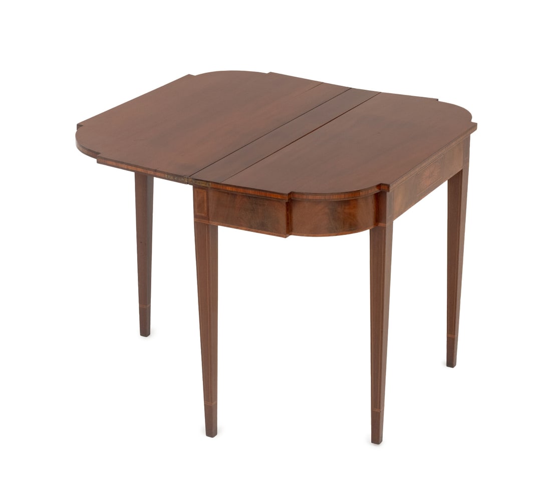 Federal Hepplewhite Mahogany Card Table, ca. 1790 - 3