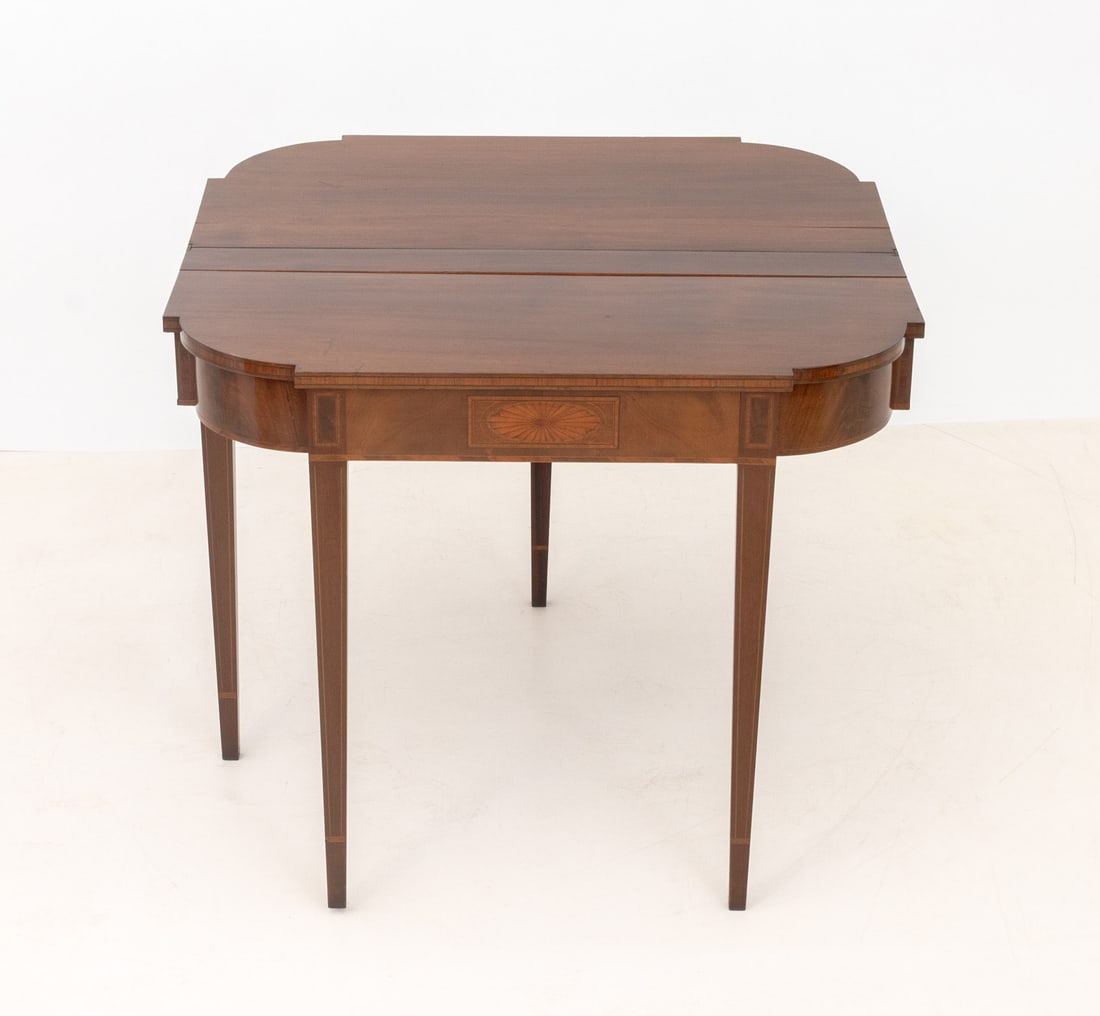 Federal Hepplewhite Mahogany Card Table, ca. 1790 - 5