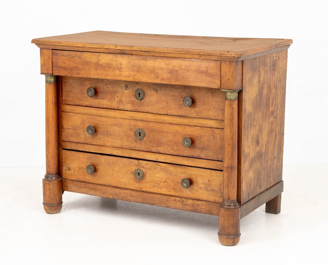 French Empire Fruitwood Chest of Drawers - 6