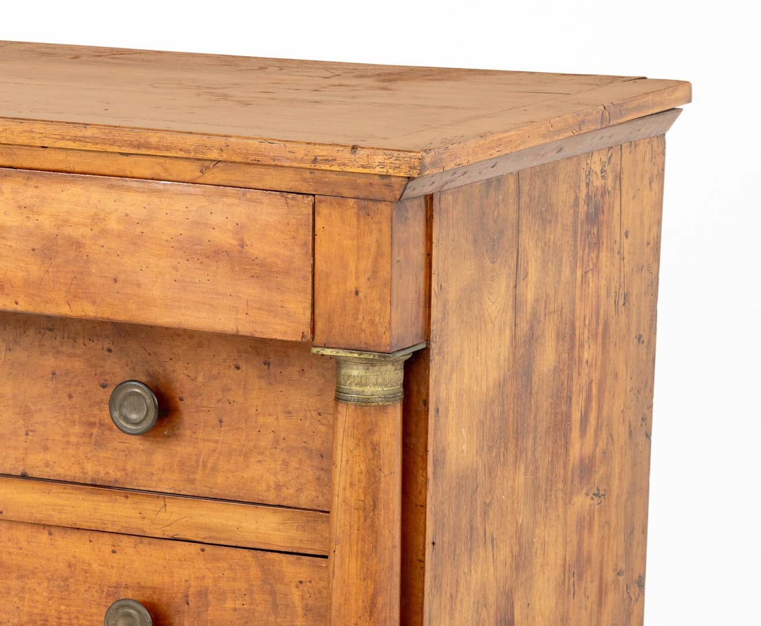 French Empire Fruitwood Chest of Drawers - 7