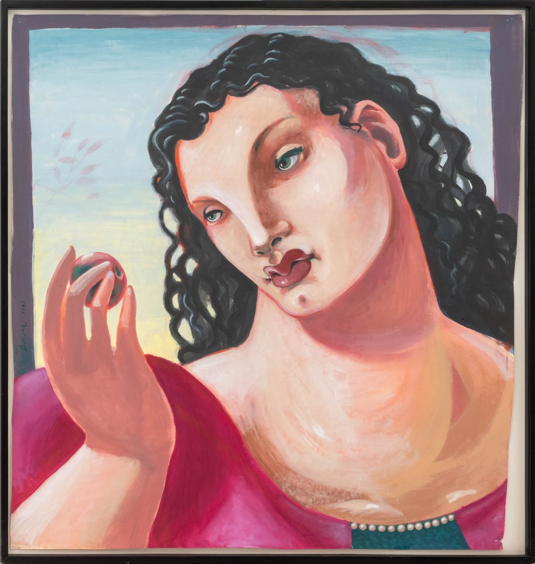 David Bowes Untitled (Eve) Gouache, 1983 (1 of 9)