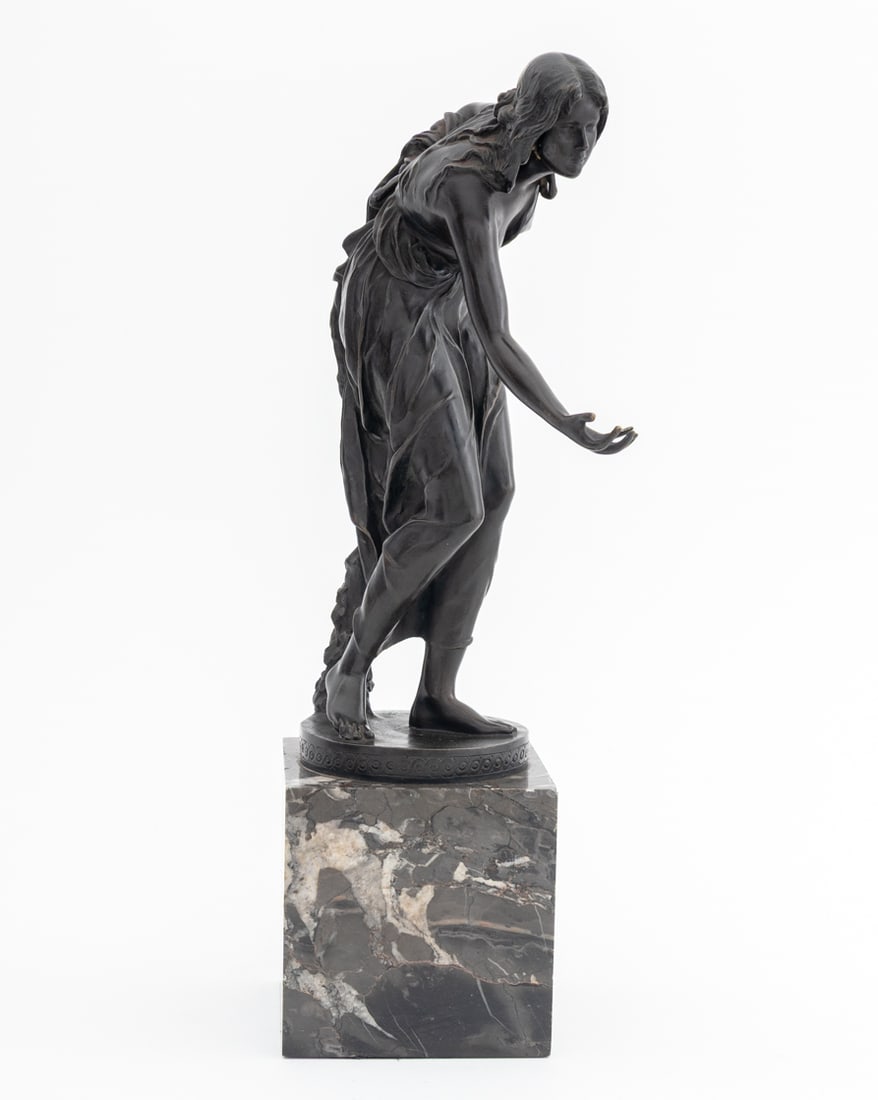 Walter Schott "Die Kugelspielerin" Bronze - 4