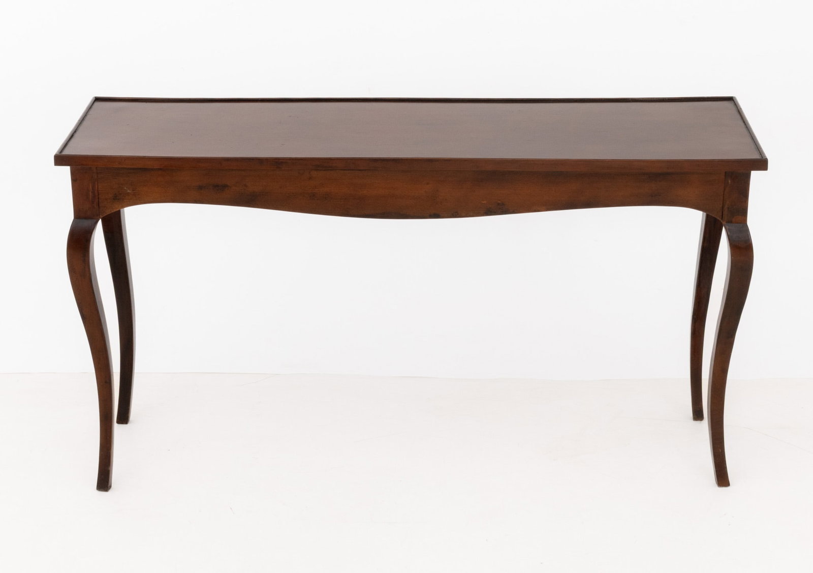 Queen Anne Style Beech Console Table - 2