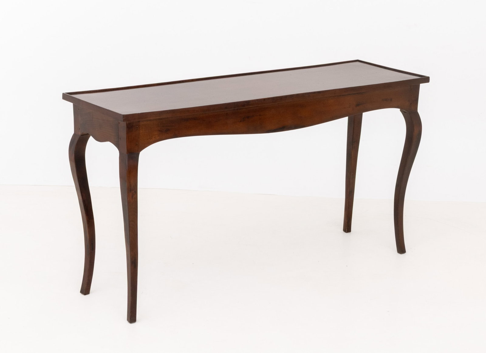 Queen Anne Style Beech Console Table - 6