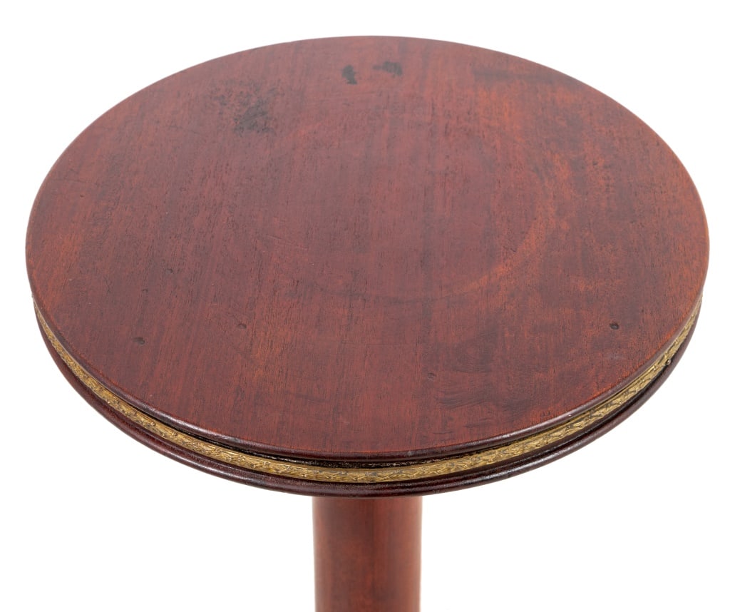 French Empire Style Gilt Metal Mahogany Pedestal - 2