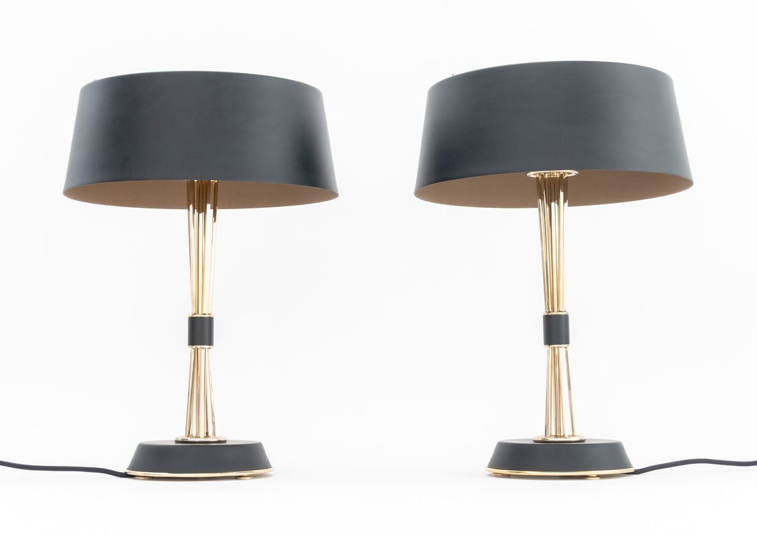 DelightFull Black and Gold-Tone Table Lamps, Pair - 6