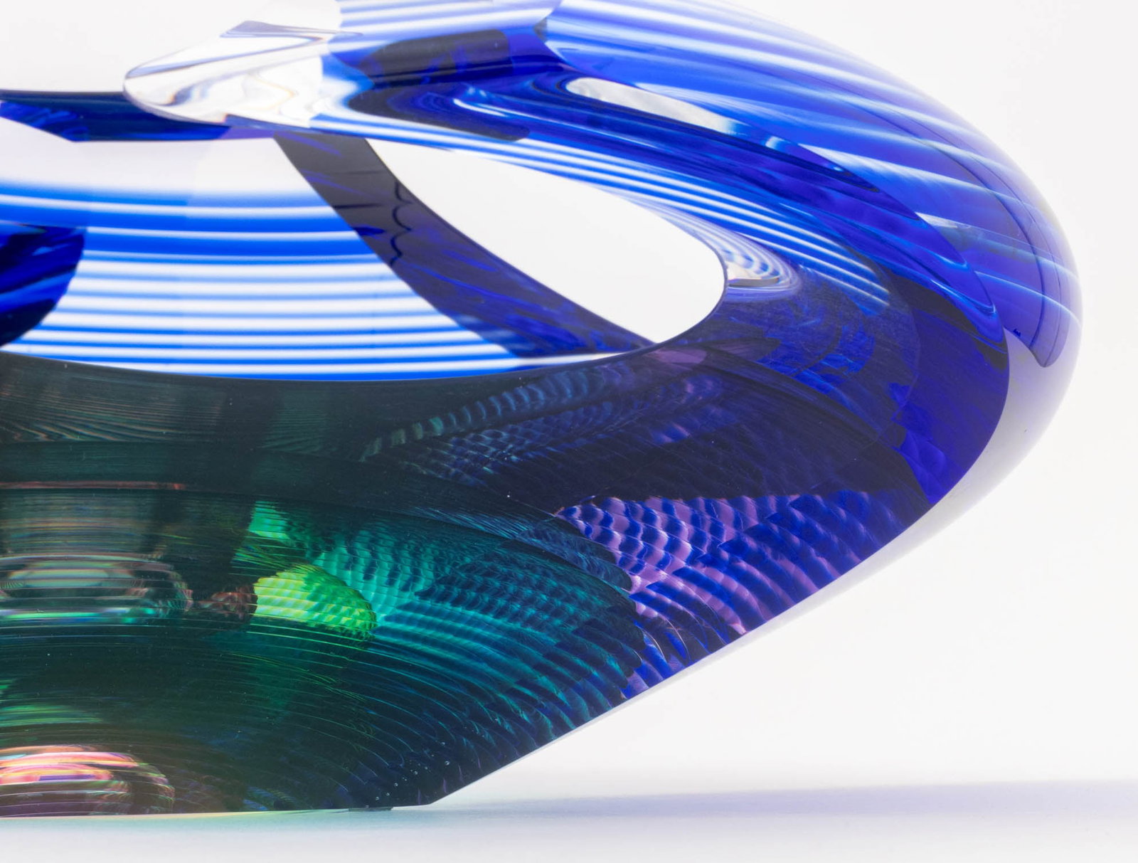 Michael David & Kit Karbler Vortex Art Glass Bowl - 10