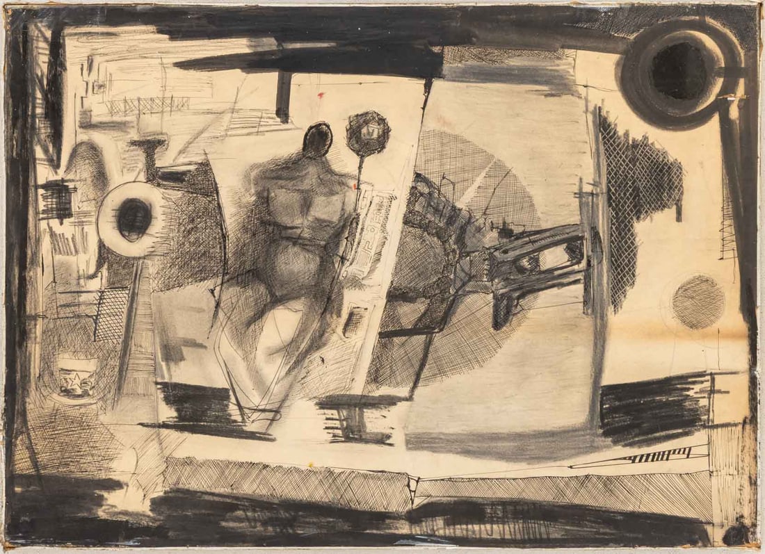 Agudelo Abstract Composition Assemblage, 1966 - 2