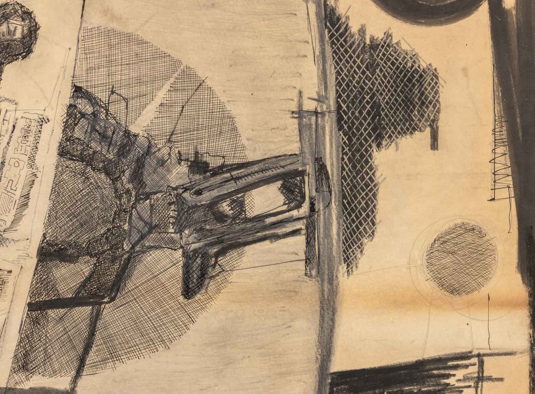 Agudelo Abstract Composition Assemblage, 1966 - 7