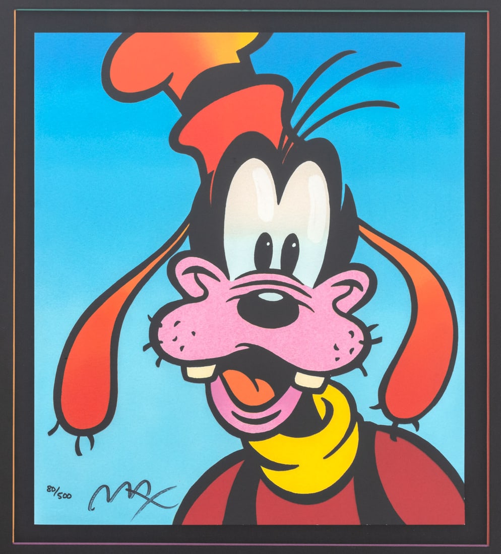 Peter Max "Goofy" Serigraph - 2