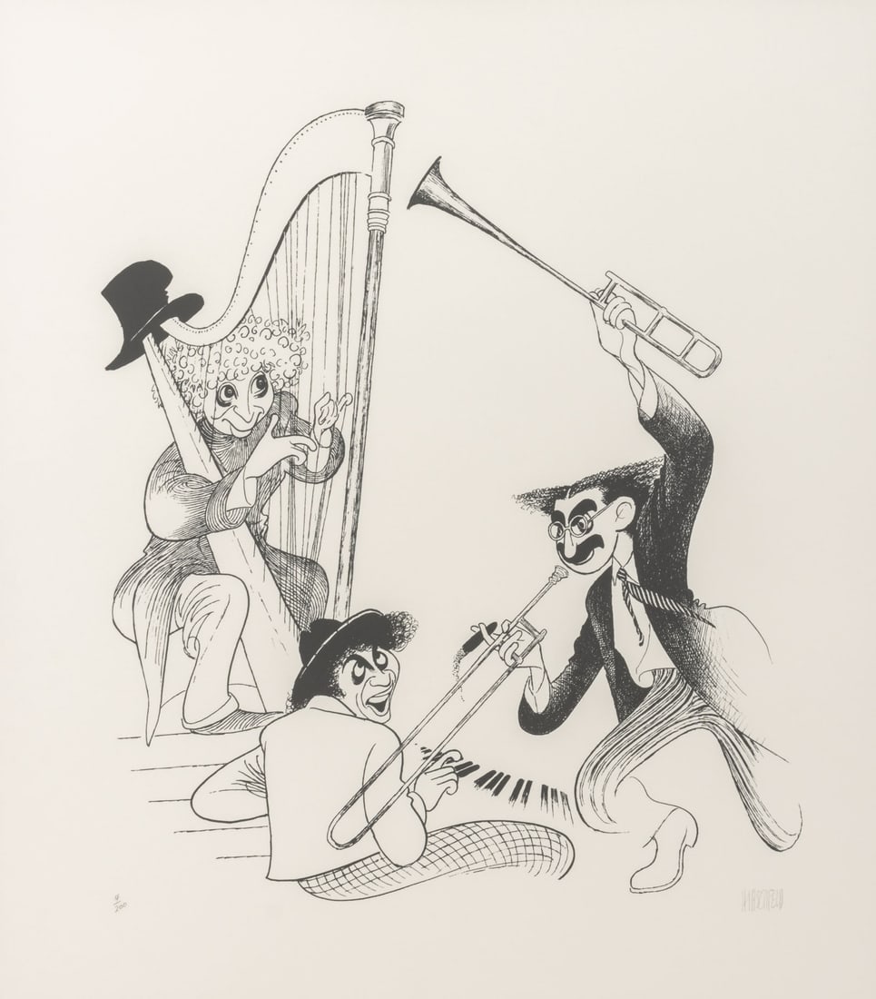 Al Hirschfeld "The Marx Brothers" Lithograph - 2