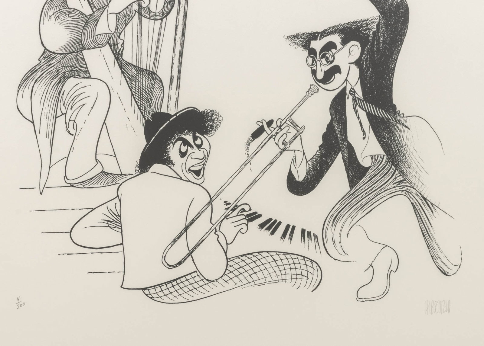 Al Hirschfeld "The Marx Brothers" Lithograph - 4