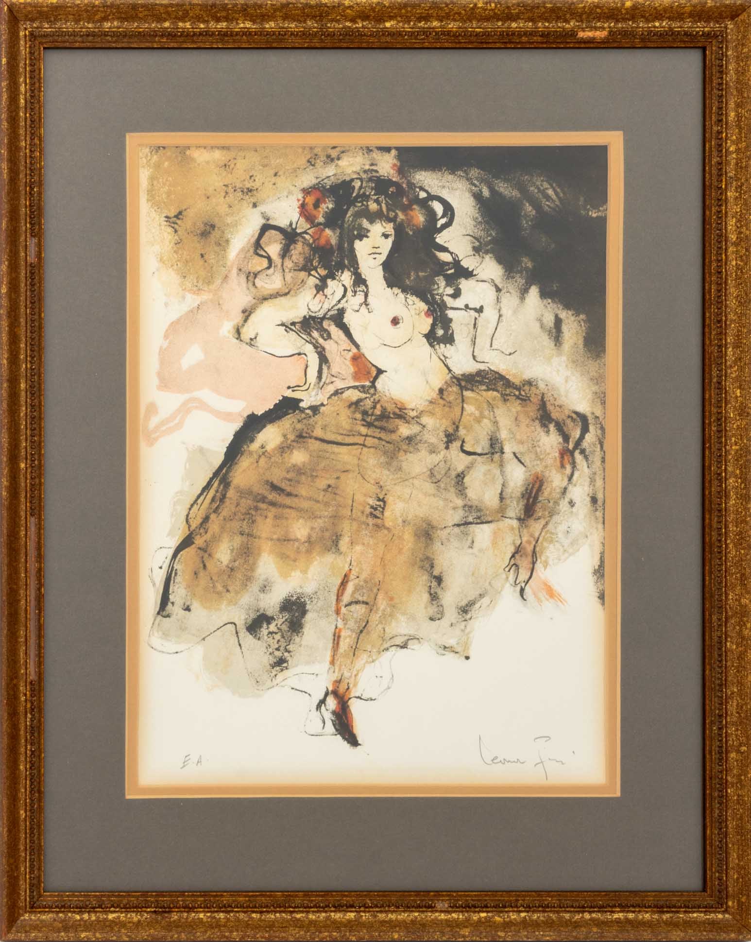 Leonor Fini "La Fanfarlo" Lithograph, 1969 (1 of 7)