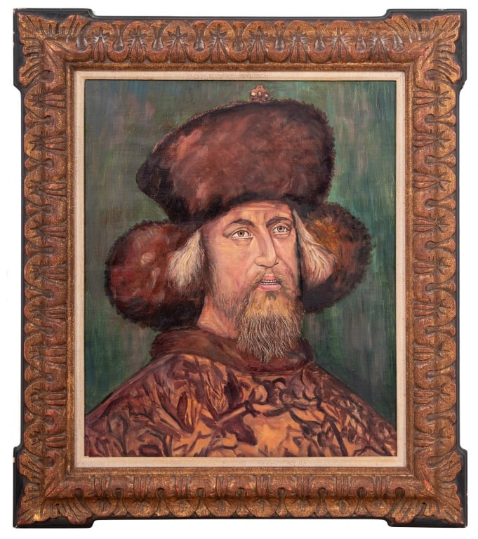 After A. Pisanello Sigismund of Luxembourg Oil (1 of 5)