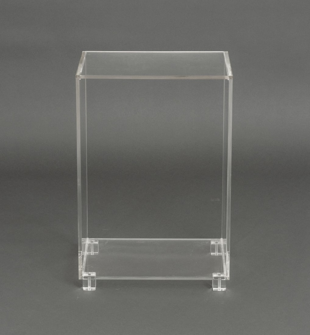 Modern Lucite Side Table - 2
