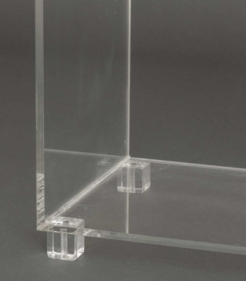 Modern Lucite Side Table - 5