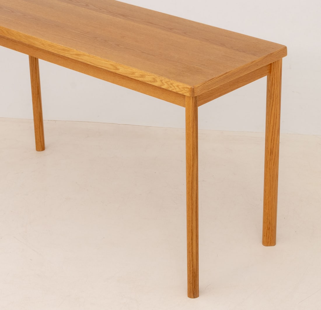 Modern Oak Console Table - 4