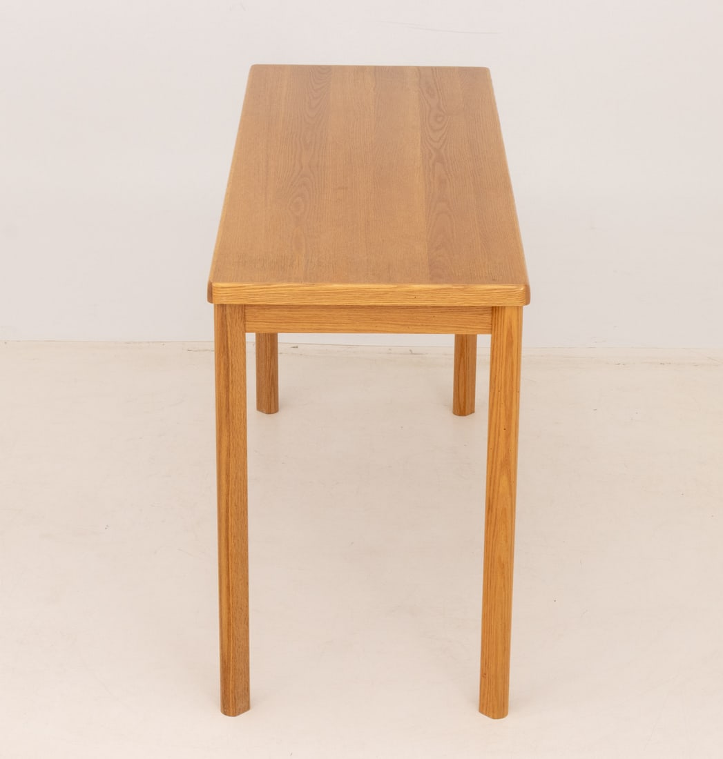 Modern Oak Console Table - 5