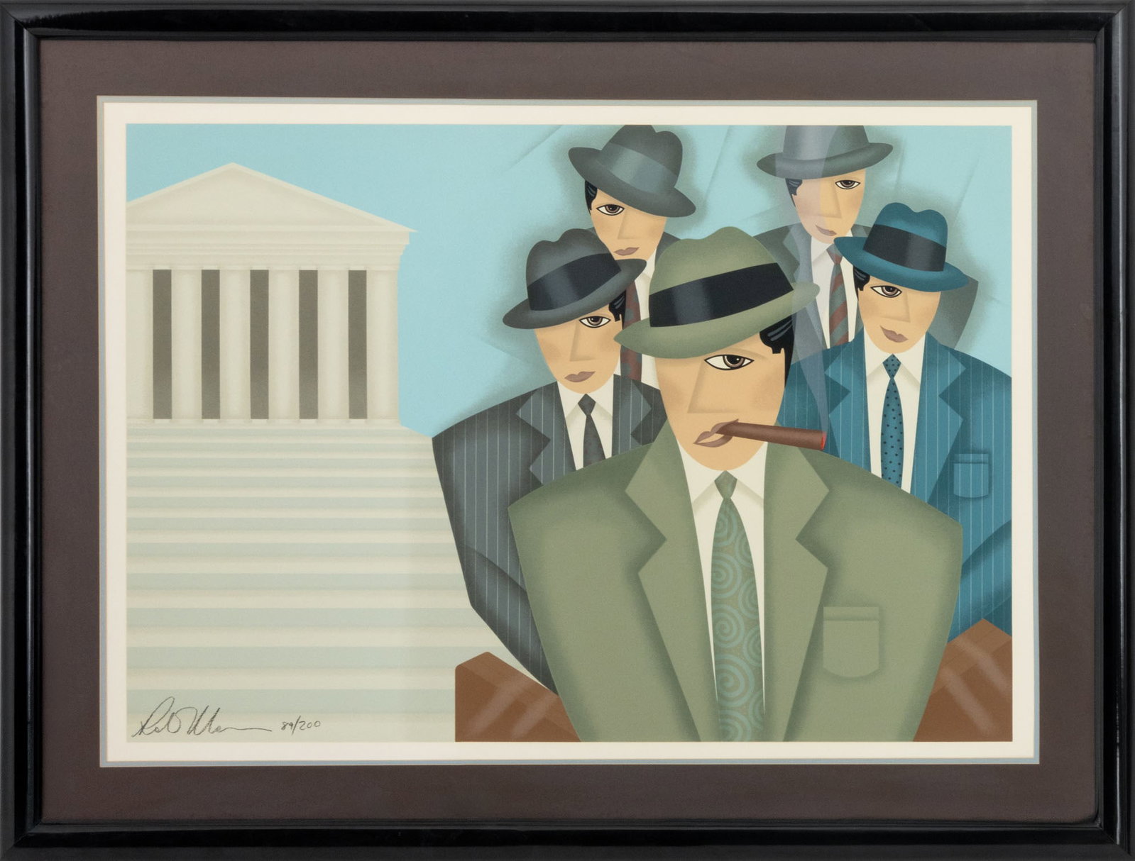 Robin Morris "Travesty of Justice" Lithograph (1 of 9)