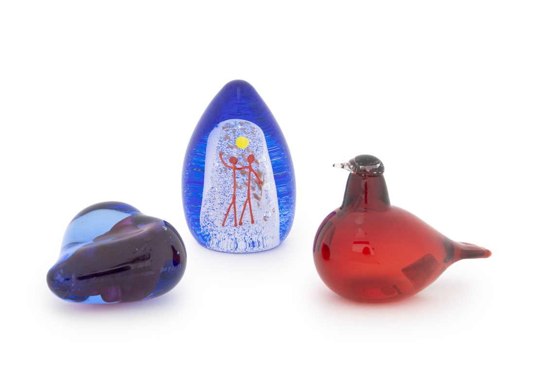 Scandinavian Art Glass Ornaments, 3 (1 of 19)
