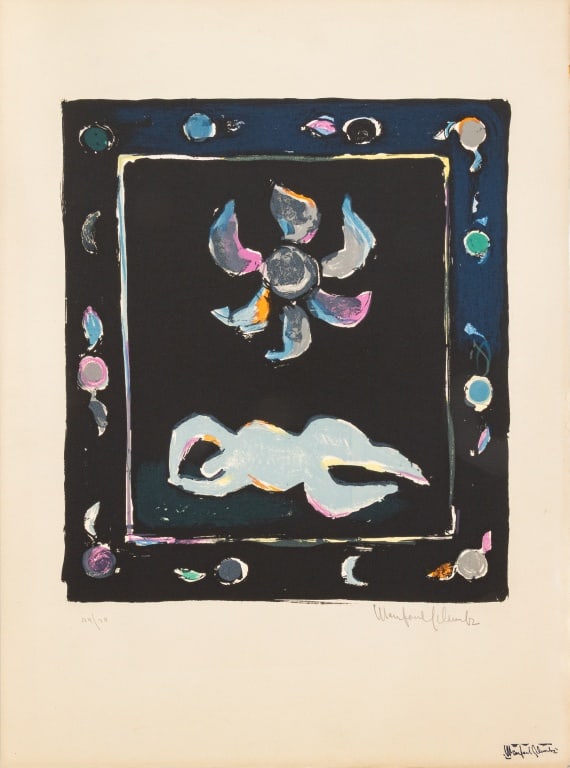 Manfred Schwartz "Flowering Moon" Lithograph (1 of 6)
