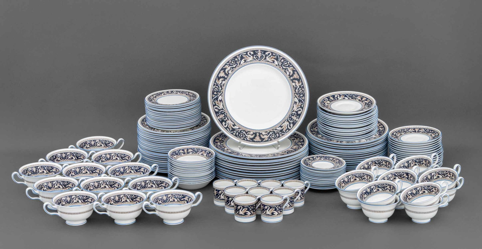 Wedgwood "Florentine" Porcelain Service, 156 Pcs. (1 of 19)