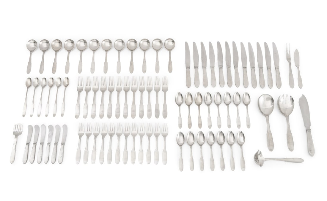 Georg Jensen "Mitra" Stainless Steel Flatware, 82 (1 of 11)