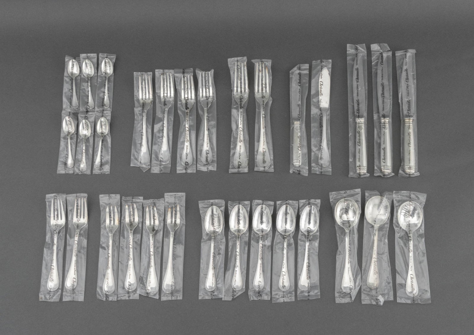 Christofle "Malmaison" Silver Plate Flatware, 31 (1 of 6)