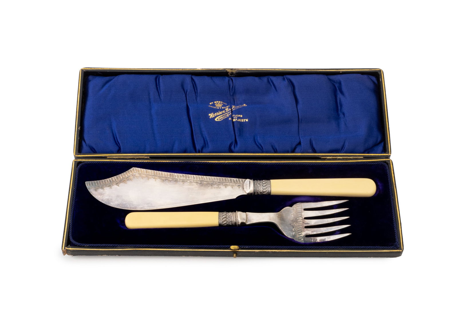 Edwardian Silver Plate Fish Service, 2 Pcs. (1 of 15)