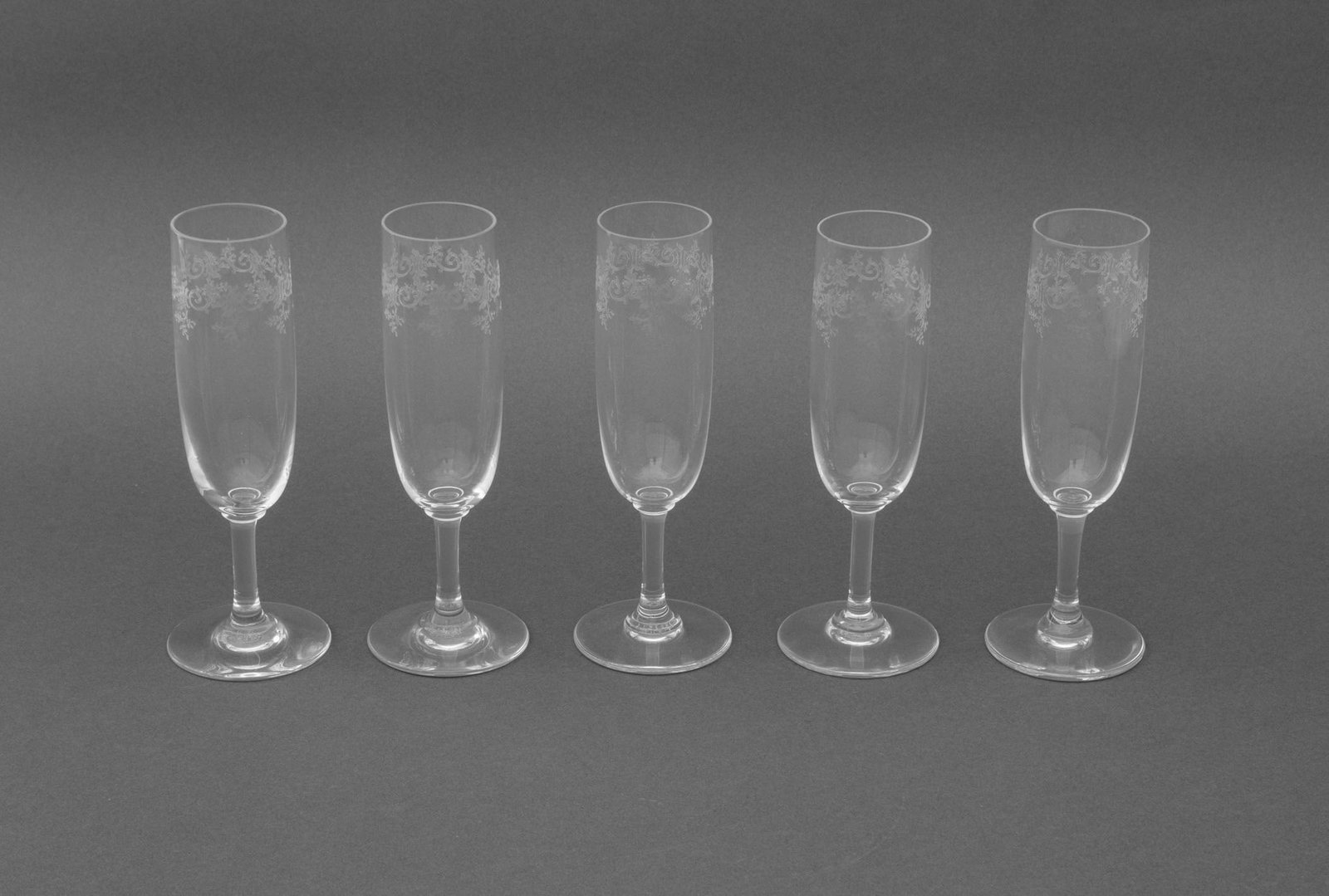 Baccarat Crystal "Sevigne" Champagne Glasses, 5 (1 of 5)