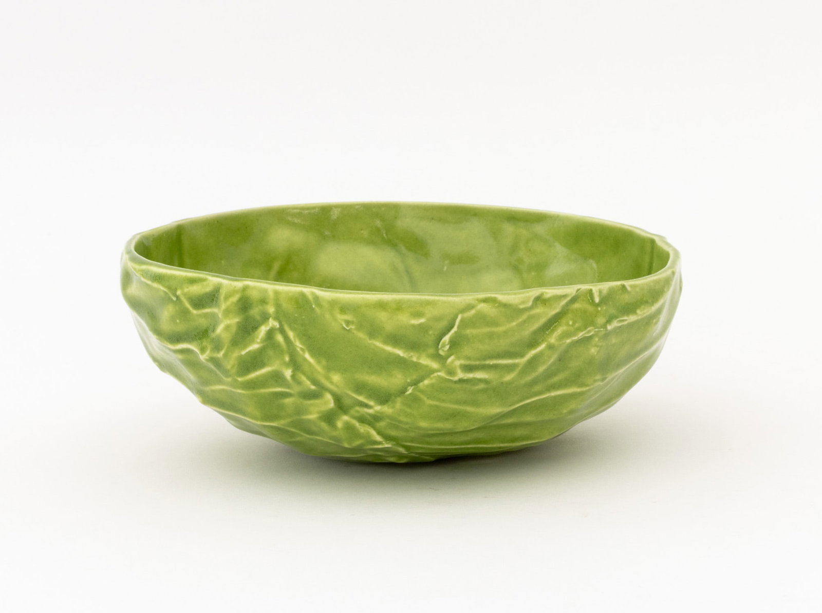 Green Cabbage Leaf Ceramic Tableware, 31 Pcs. - 11