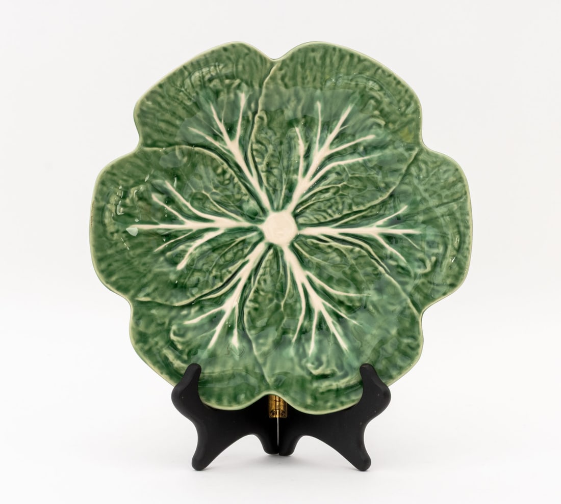 Green Cabbage Leaf Ceramic Tableware, 31 Pcs. - 3