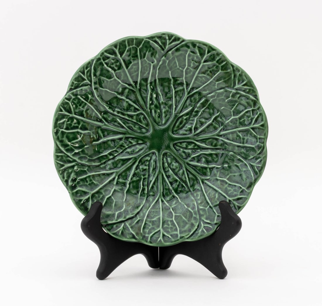 Green Cabbage Leaf Ceramic Tableware, 31 Pcs. - 6