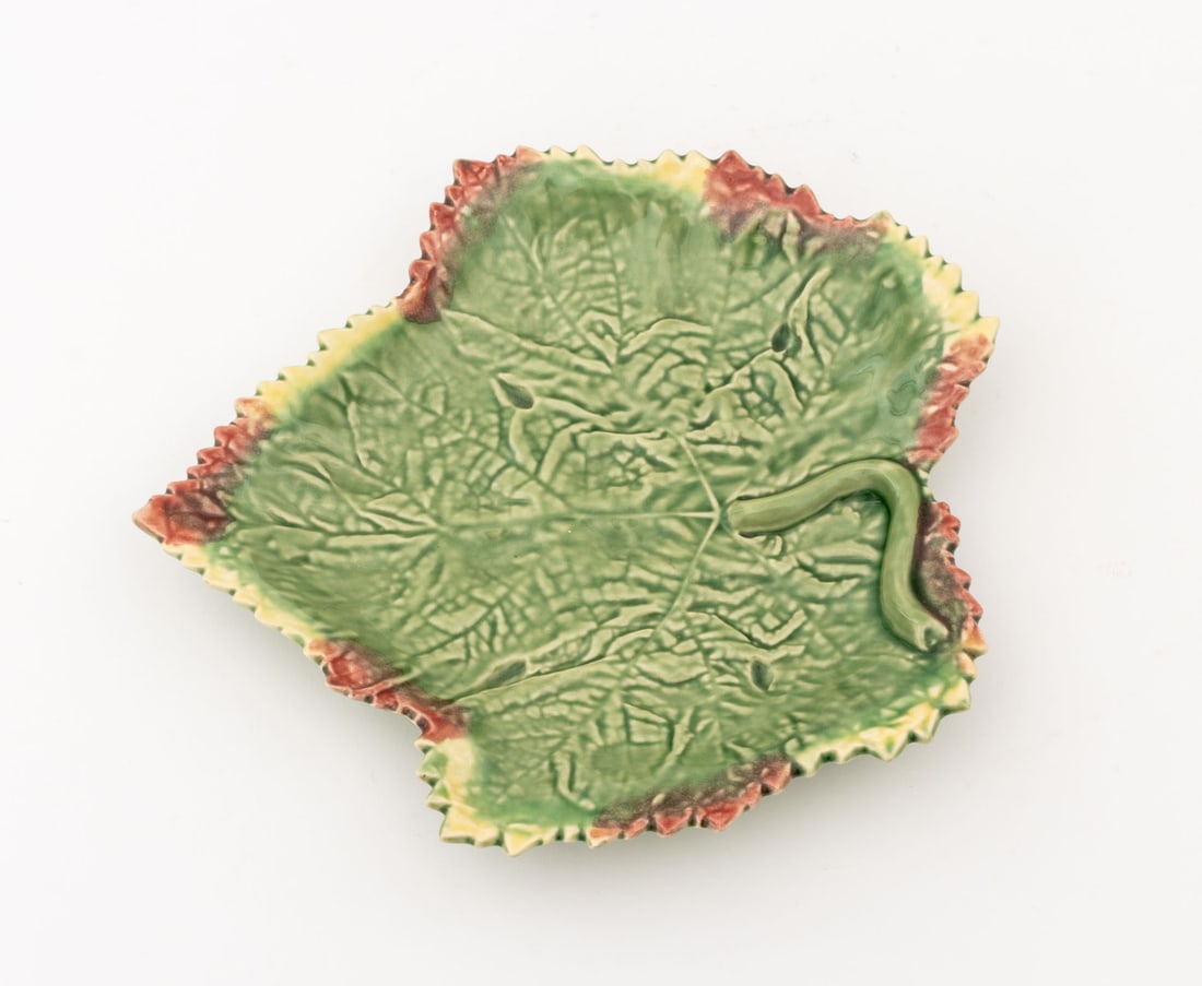 Green Cabbage Leaf Ceramic Tableware, 31 Pcs. - 9