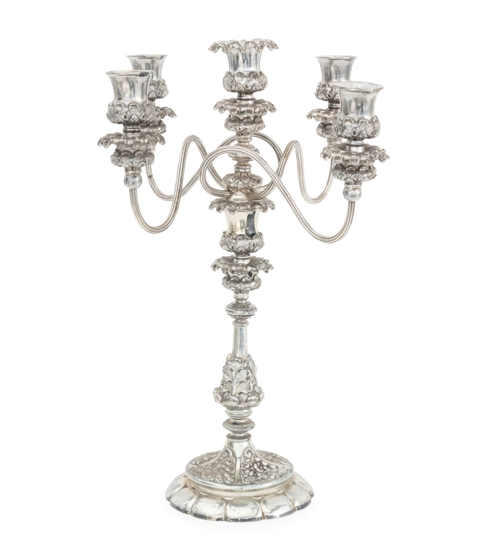 Wilcox Silver Plate Five-Branch Candelabrum (1 of 11)