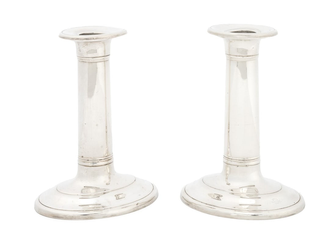 Stieff "Williamsburg" Silver Candlesticks, Pair (1 of 8)
